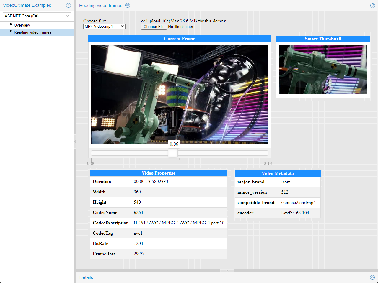 Video Reader and Thumbnailer for .NET - Visual Studio Marketplace